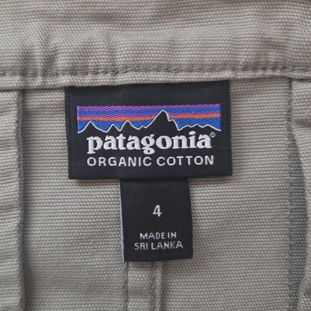 PATAGONIA Stand Up Skirt Shale Organic Cotton Size 4 - Picture 4 of 6